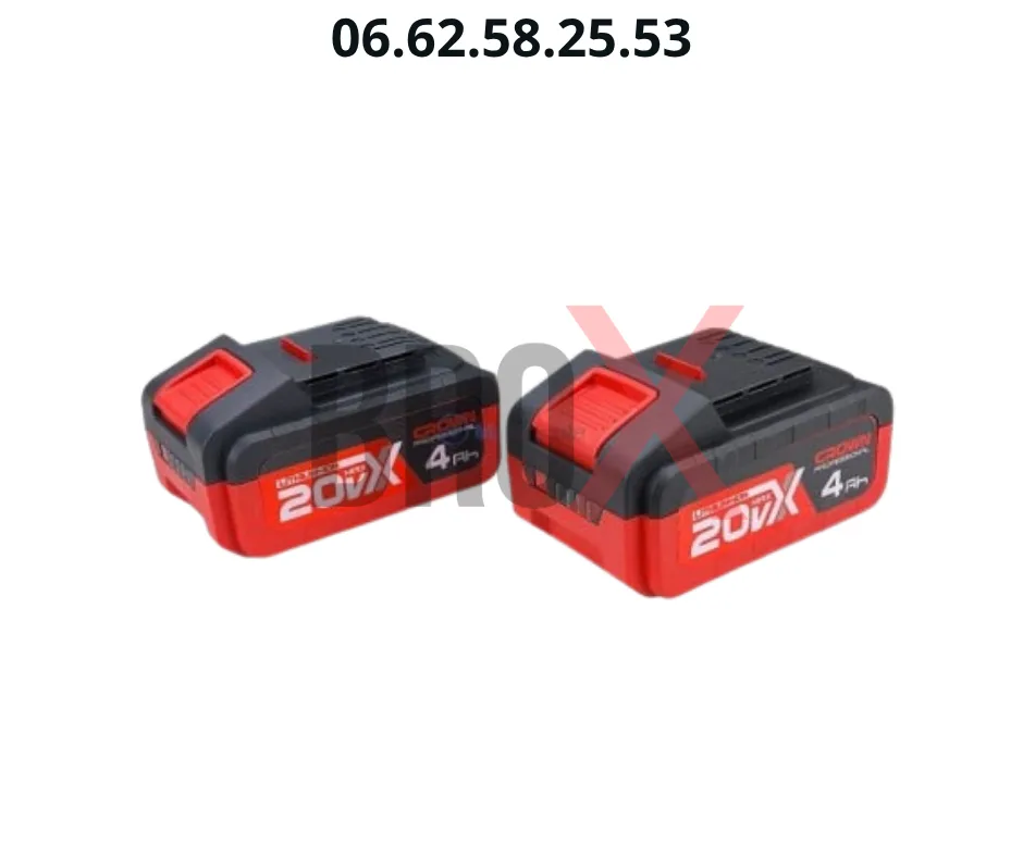 Visseuse à Chocs Sans-fil 20V | 2 Batteries 4.0Ah | CROWN CT22021HX-4TB