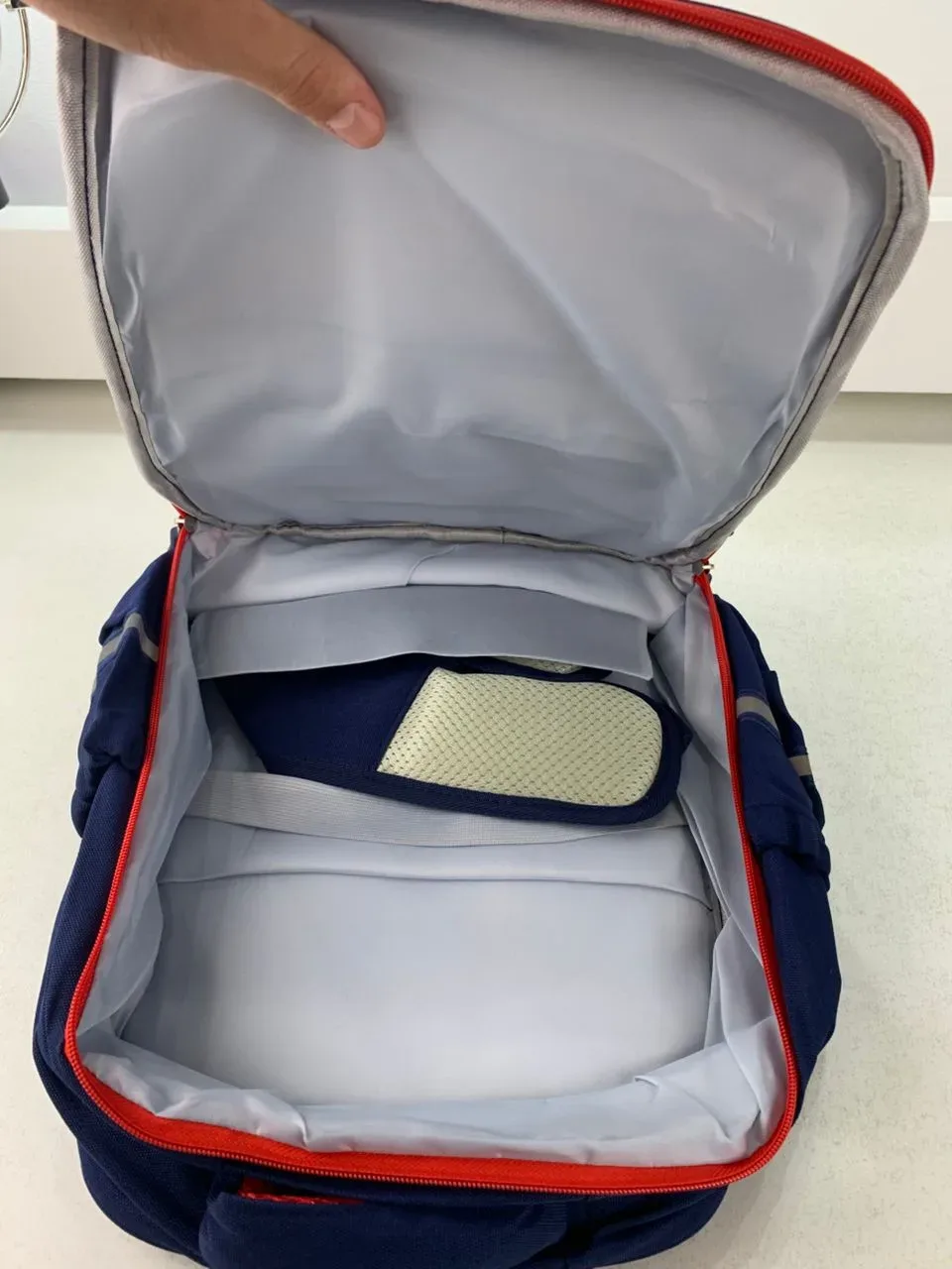 Sac à Dos Scolaire Orthopédique pour Enfants Xiao Wang Ya Bleu et rouge – محفظة مدرسية للأطفال أزرق وأحمر