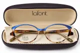 Lunettes de Vue LAFONT Paris – Modèle COSMOS 067 – Monture Design Bleu & Écaille