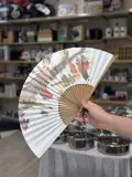 Éventail Pliant en Bambou – Style Asiatique Traditionnel 🎋