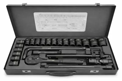 Caisse douille 24PCS NOIR