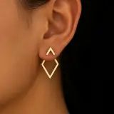 Boucles d’oreilles dorées — 4 modèles