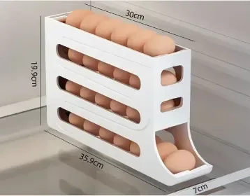 علبة و منظمة البيض بحجم عائلي 30 حبة 🥚🥚🥚