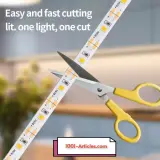 Ruban LED, bande lumineuse avec capteur de mouvement, induction, lumière chaude, USB