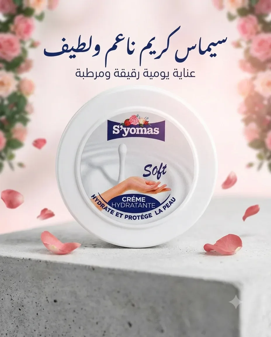 S'yomas كريمة مرطبة بنعومة 150غ