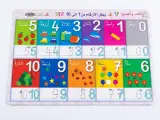 لوحة بطل الارقام (أكتب و أمسح) 10 قطع
