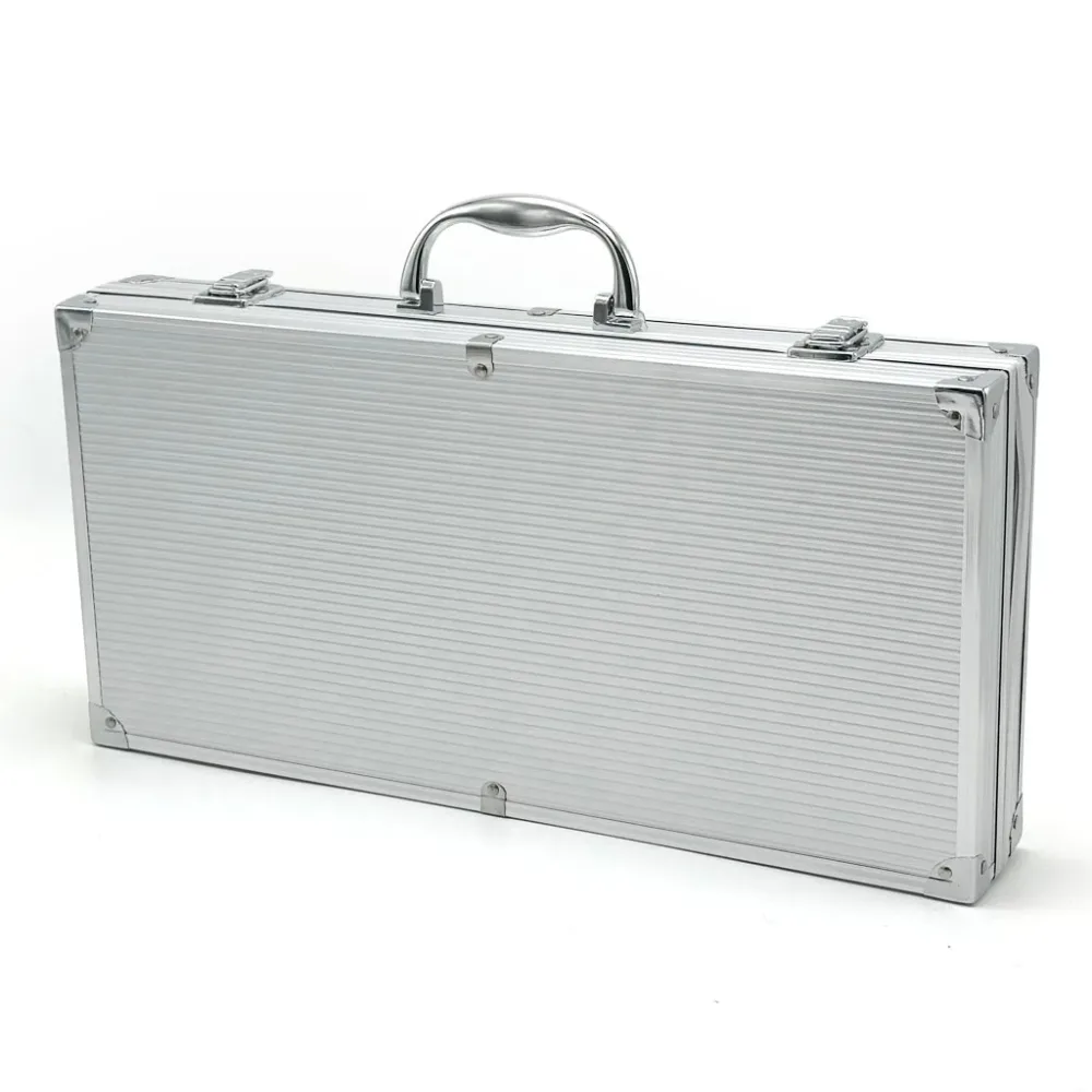 Coffret de Couteaux Professionnel avec Valise en Aluminium 9Pcs - طقم سكاكين الجزارة في حقيبة ألمنيوم صلبة