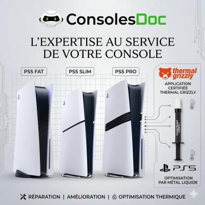 PlayStation 5, Nettoyage et changement Metal Liquid