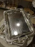 PLATEAUX ARGENTÉ AVEC MOTIF