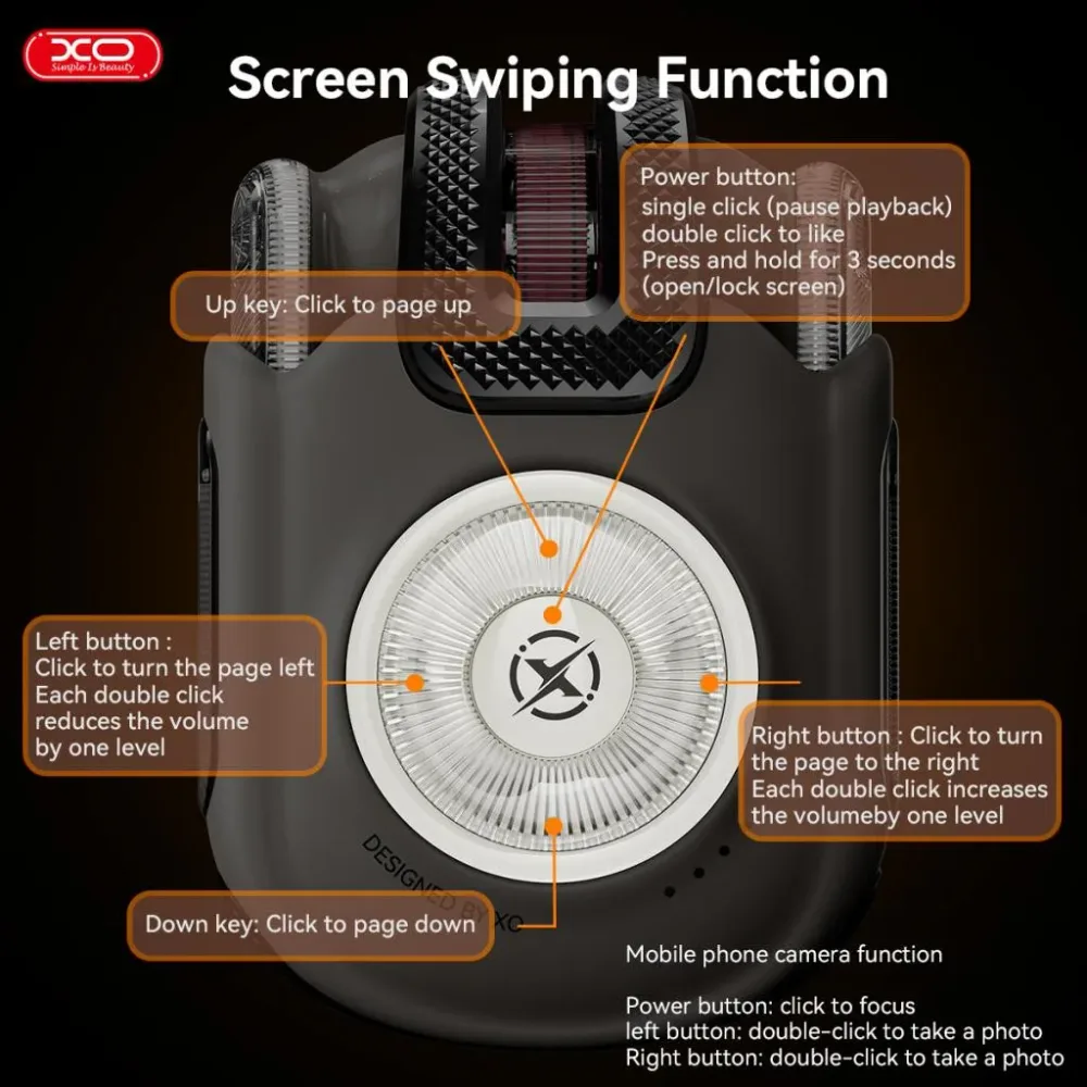 XO G39 TWS – Écouteurs Bluetooth 5.4 avec Boîtier Télécommande, Gaming Mode & IPX5