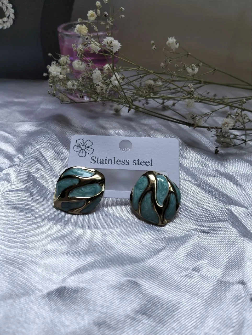 Boucles d’oreilles acier inoxydable