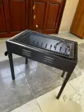 Grand Barbecue Portable Rectangulaire en acier inoxydable – شواية حجم كبير