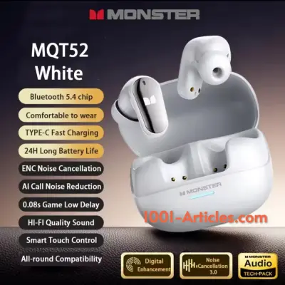 Écouteurs Wireless Gaming, MONSTER MaxStar MQT52