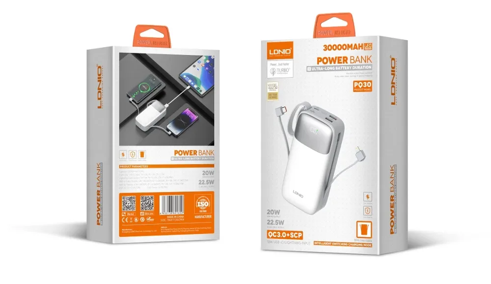 Power Bank PQ30 30000mAh