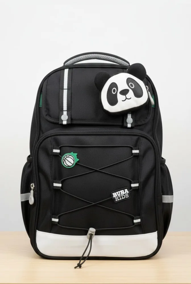 Sac a Dos Scolaire PANDA Multipoches