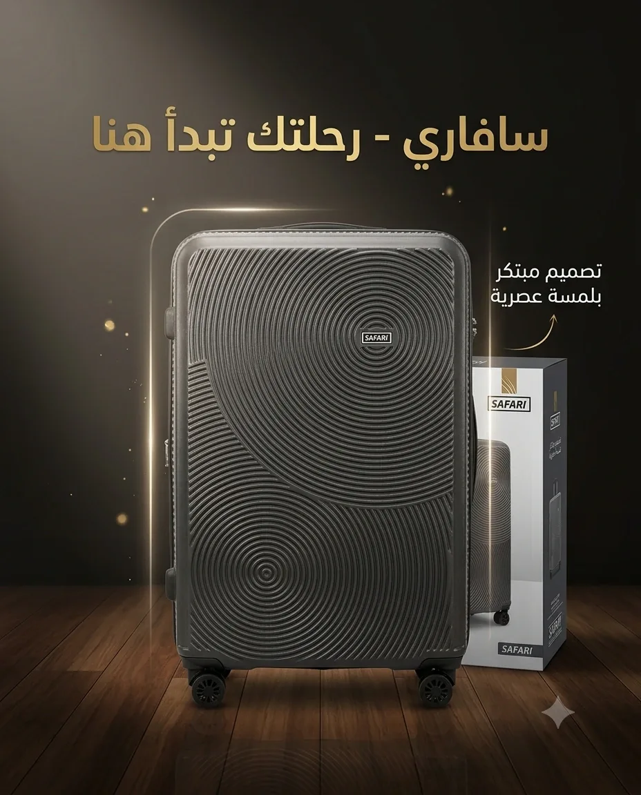 حقيبة السفر سفاري في الحجم الكبير