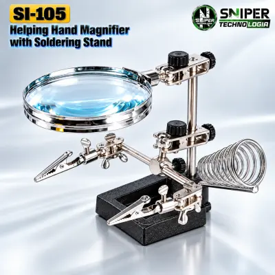Helping Magnifier with Soldering Stand SI-105