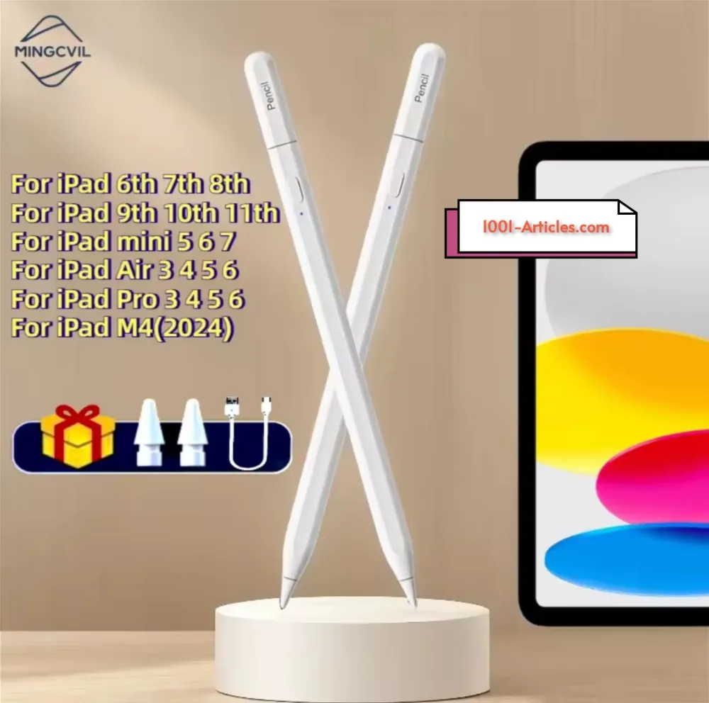 IPad Pencil M4 - Stylet pour IPad - Type C - Pack Complet - Boite