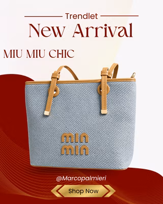 MIU CHIC – Tote Bag Élégance Été