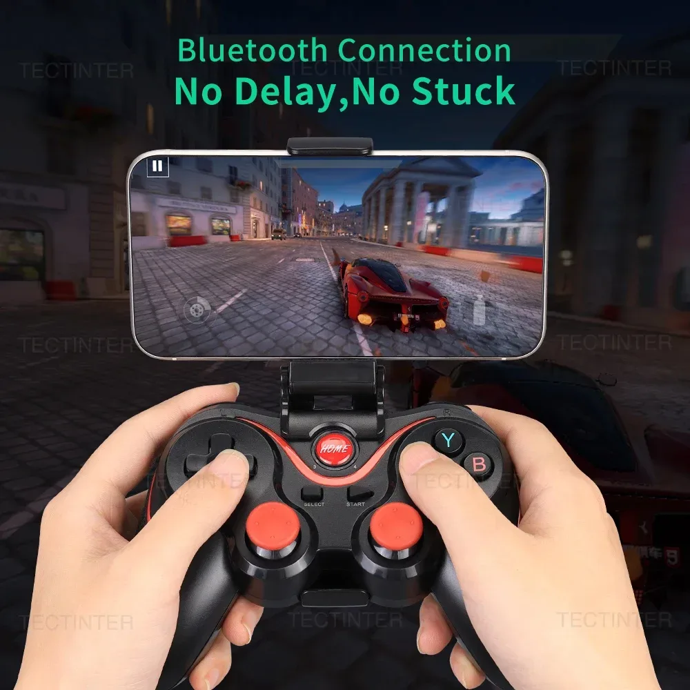 Manette Gaming X3 Sans Fil – Compatible Android, iOS & Windows, Bluetooth