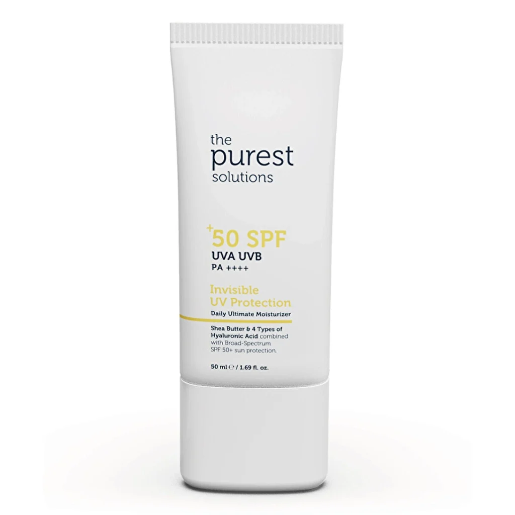 Crème hydratante quotidienne intense à protection UV invisible The Purest Solutions SPF 50+