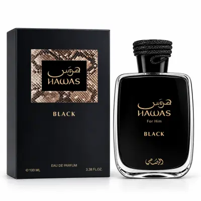 Hawas - Black - EDP 100ml Pour Homme By Rassasi