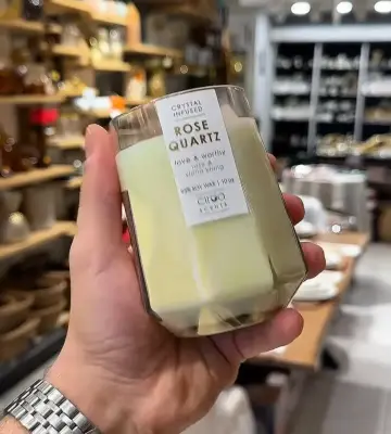 Bougie Cristal Infusé Ciroa Scents — "Rose Quartz"