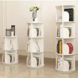 رف الكتب الدوار 360°