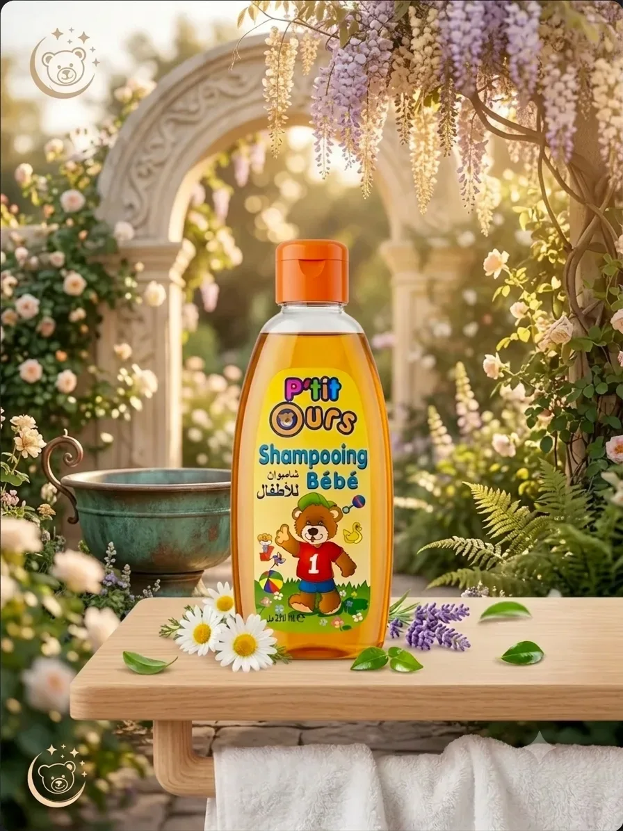 P'tit Ours Shampooing Bébé (شامبو للأطفال).