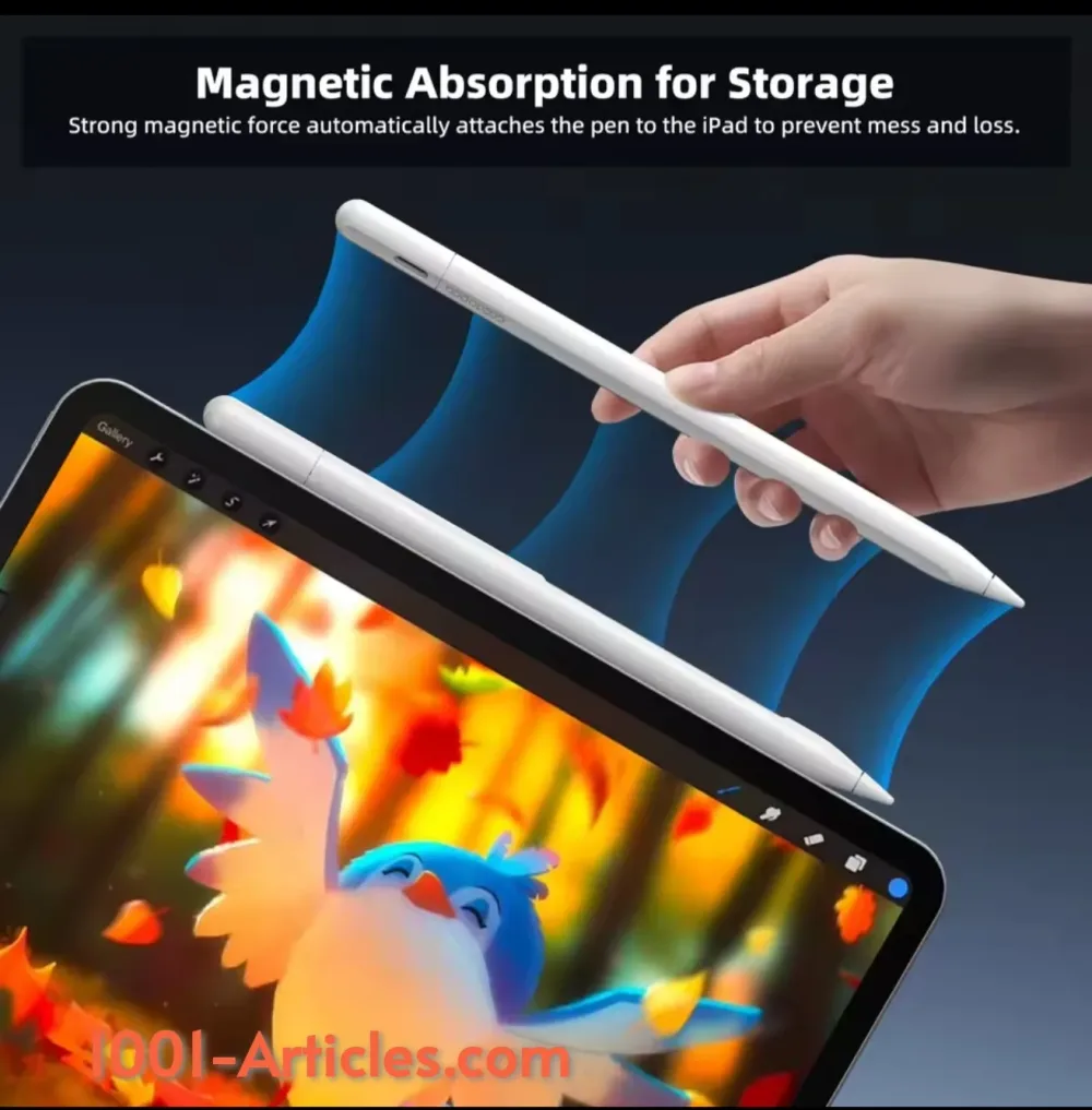 GOOJODOQ GD 14 Stylet Tactile Ipad - Bluetooth - Apple Pencil 2 - Ipad Find My