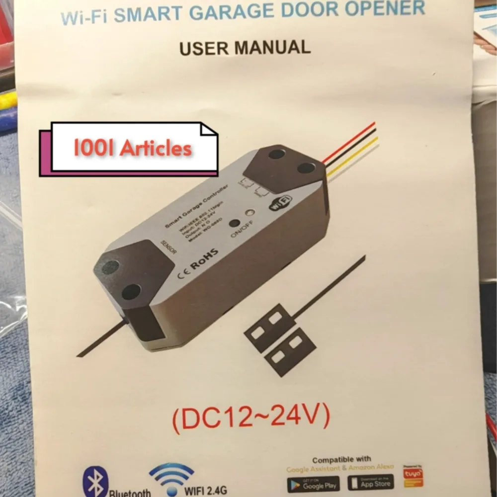 Module contrôleur WiFi Tuya ouvre porte de garage intelligent