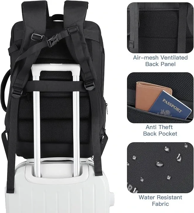 GIEURY sac dos voyage extensible 50L