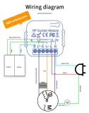 Switch / Remote RF Smart pour contrôle des Volets