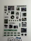 Water proof stickers sheet