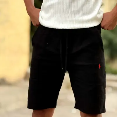 short polo noir