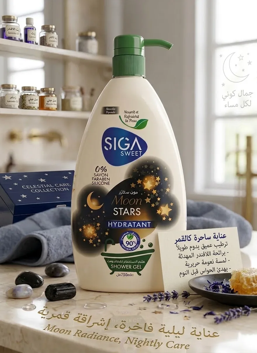 Sigasweet جال دوش مون ستارز 750ml