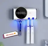 Station de désinfection murale UV-C, brosses à dents / Gillette