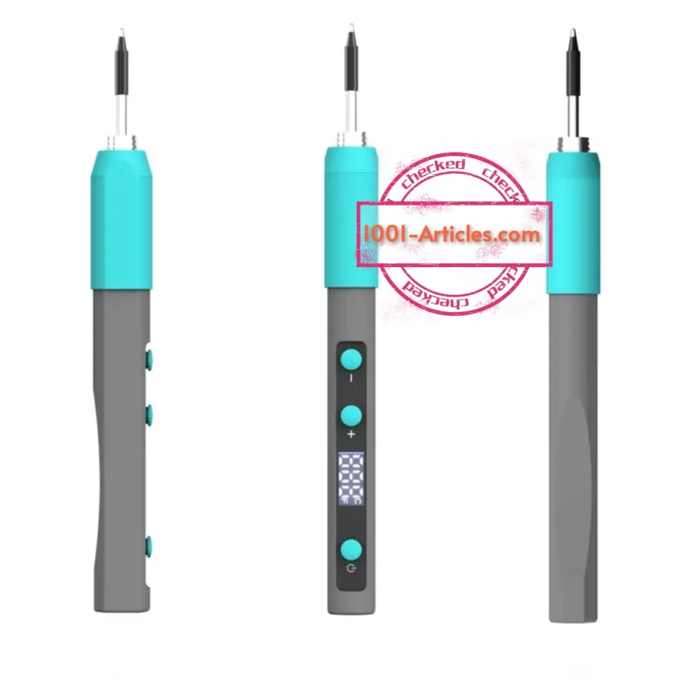 Fer à souder électrique portable, écran LED, Température réglable, USB Type C.