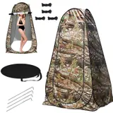 Tente de change pliable protection UPF 50+ et imperméable, 120 x 120 x 190 cm, camouflage - خيمة تغيير الملابس قابلة للطي