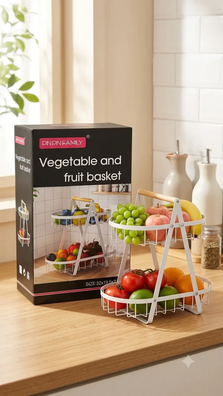 Vegetable and fruit basket