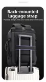 Sac à Dos pour Ordinateur Portable Grande Capacité et Anti-Vol Bomag Boy Noir - حقيبة ظهر للكمبيوتر المحمول واسعة ومانعة للسرقة