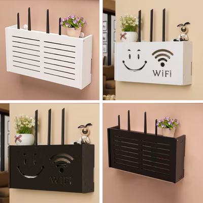 📶 كاش مودام WiFi أنيق وعصري – الحل المثالي لإخفاء الأسلاك والحفاظ على جمال ديكور منزلك 🏠