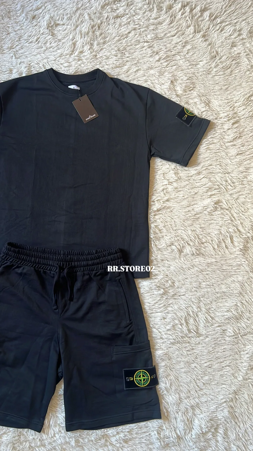 Ensemble STONE ISLAND noir