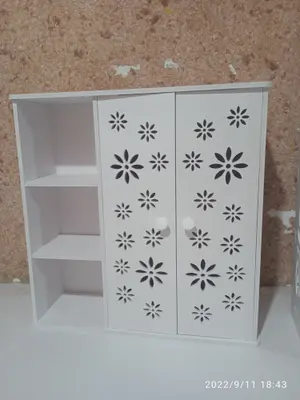 Decorative Floral Storage Cabinet CNC File