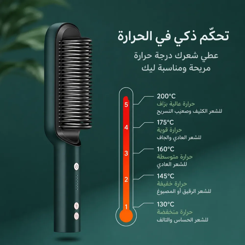 Brosse Lissante Chauffante