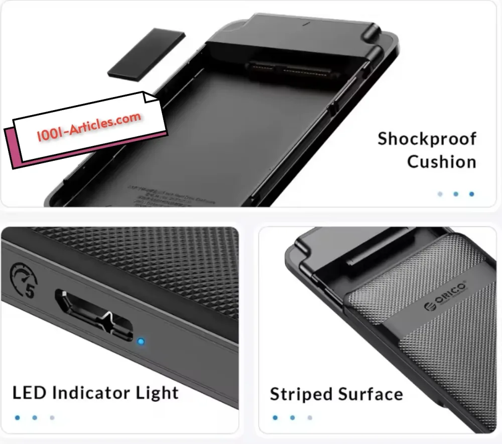 Boîtier Externe ORICO - SATA SSD / HDD 2.5