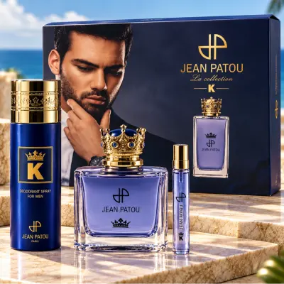 Coffret Cadeaux Parfum Jean Patou - K - 3Pcs Pour Homme
