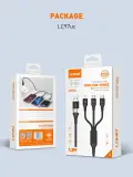 100W 2 In 3 Fast Charging Data Cable LC97uc