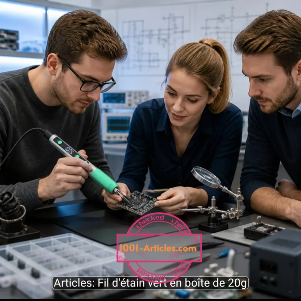 Fer à souder électrique portable, écran LED, Température réglable, USB Type C.