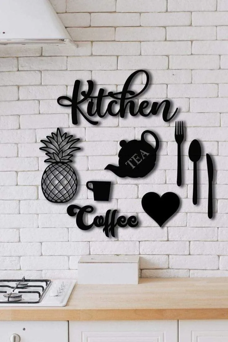 Kitchen Coffee Wall Art CNC File